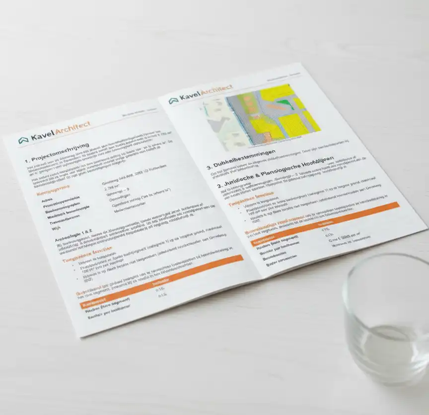 Voorbeeld van KavelRapport analyse