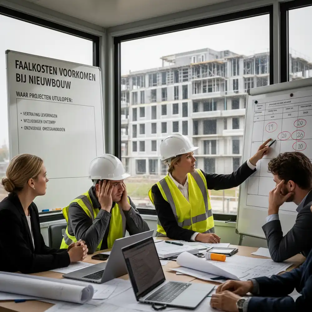 Zelfbouw nieuwbouw kavel met bouwframe — faalkosten voorkomen bij particuliere nieuwbouw